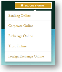 First Republic Bank Sign In - Screenshot of First Republic bank website www.firstrepublic.com