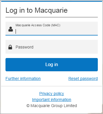 Login to Macquarie Bank