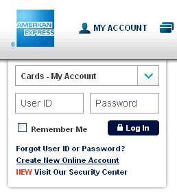 american express login