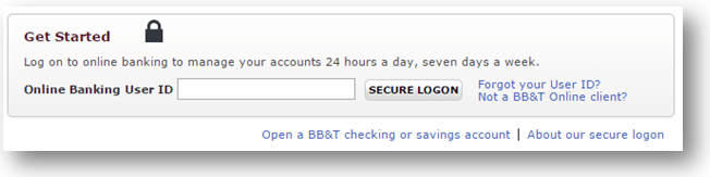 bbt online logon banking