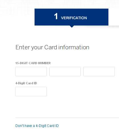 American Express Verification