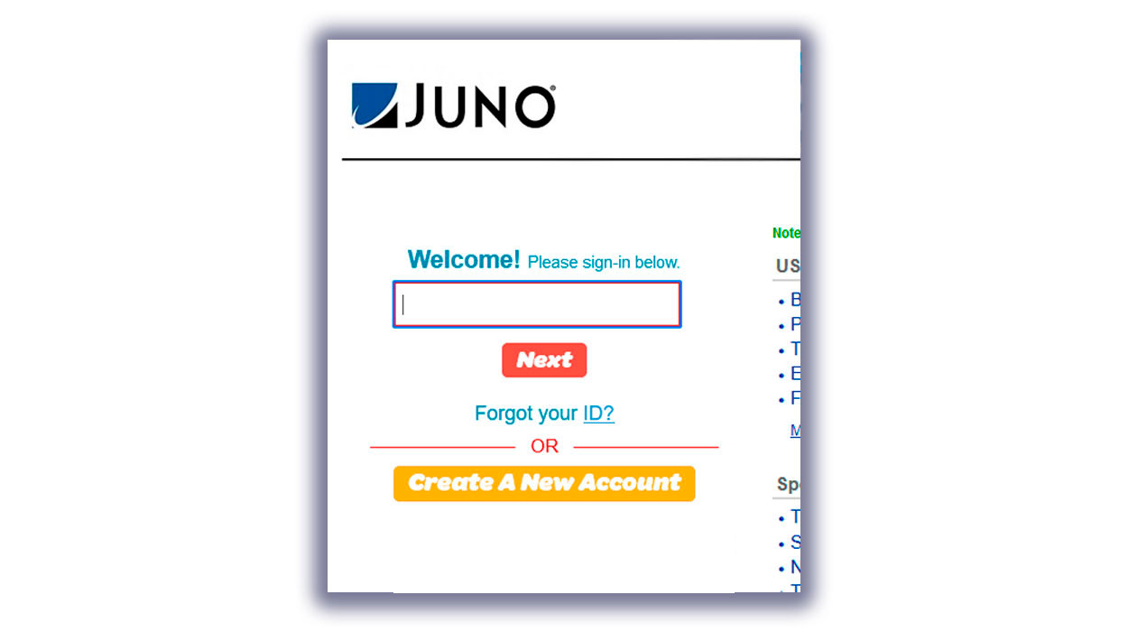 juno com email log in