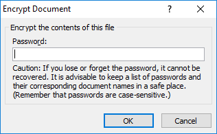 Encrypt Word Document