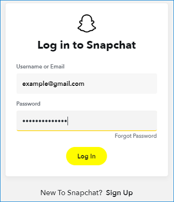 How to Login on Snapchat
