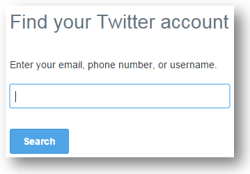 Forgot Twitter Login Account - Screenshot of Twitter website twitter.com